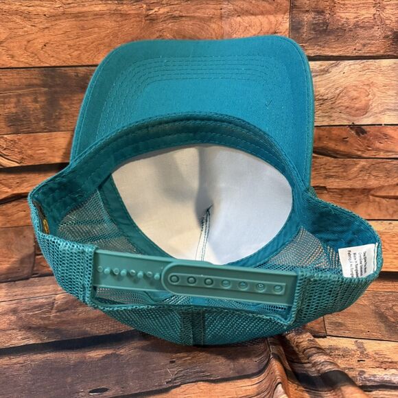 Bass Pro Shops Teal Hat Mesh Adjustable SnapBack Cap Fishing Hunting Outdoors - Picture 5 of 8